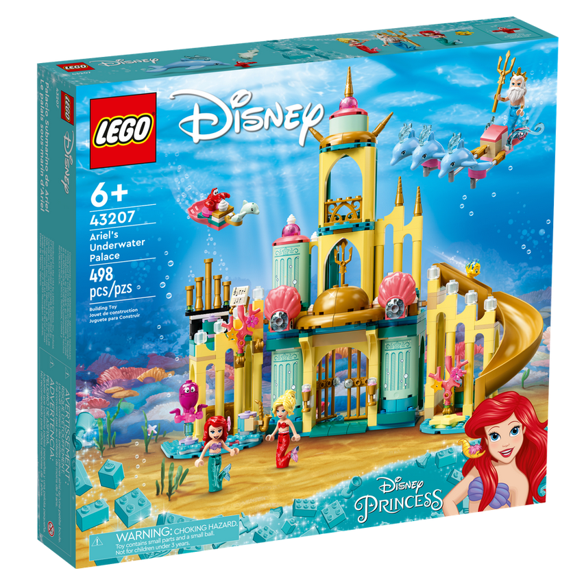 Ariel's undersea palace deals playset
