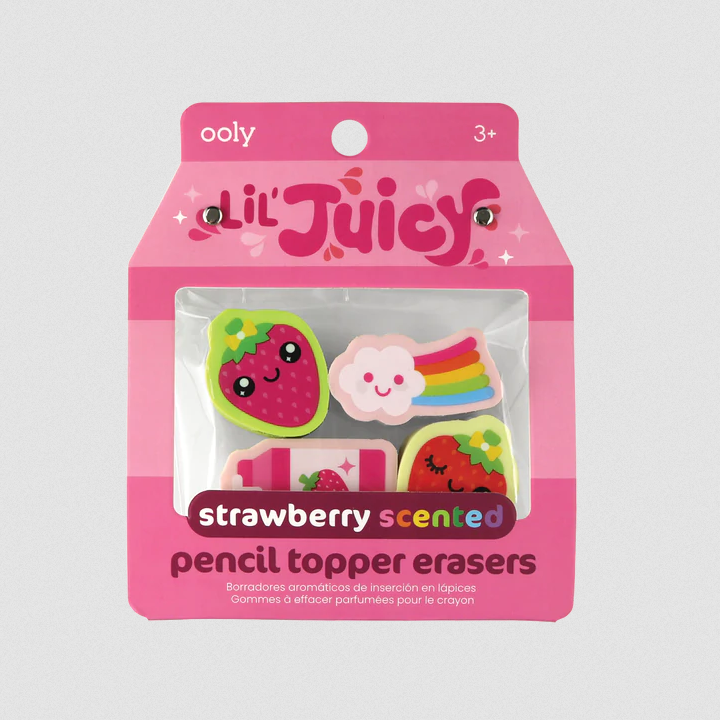 Lil Juicy Strawberry Scented Erasers