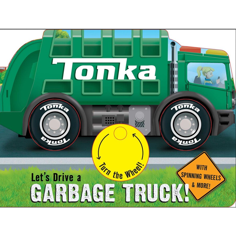 Plush garbage threded truck