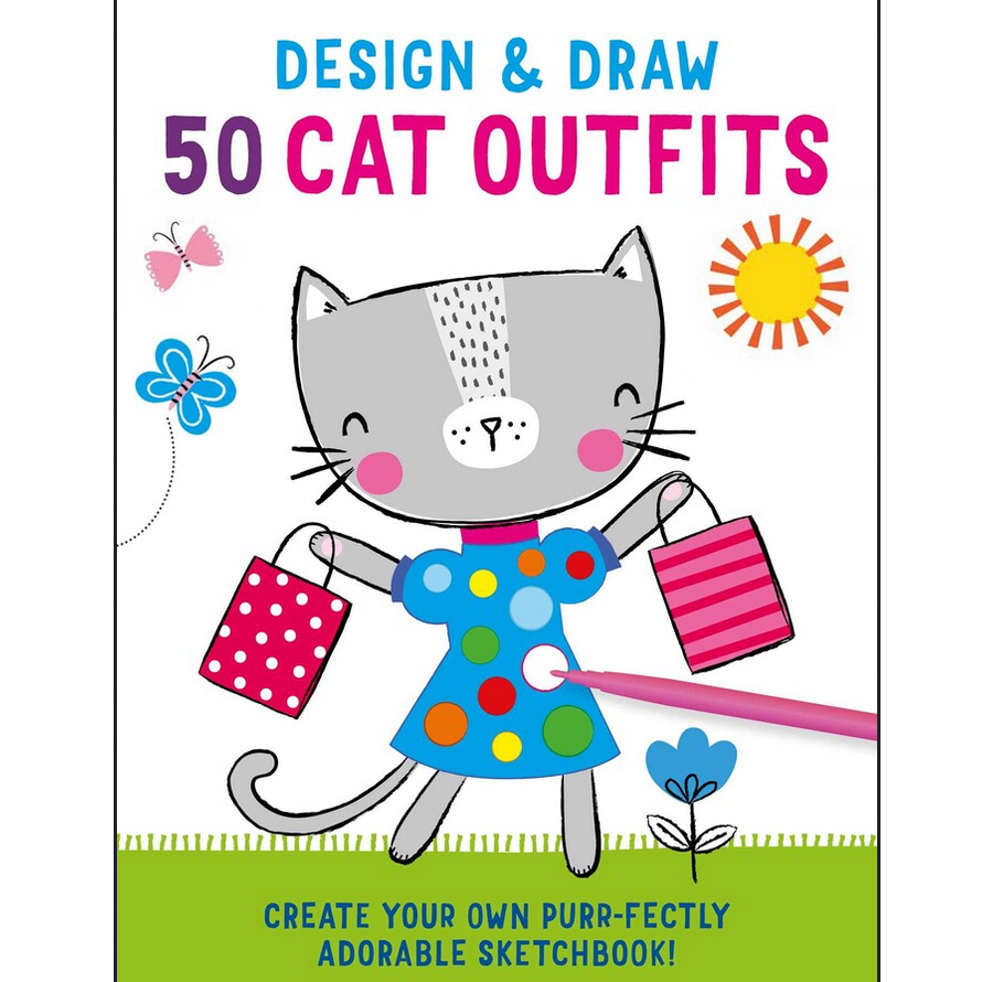 Design & Draw 50 Cat Outfits