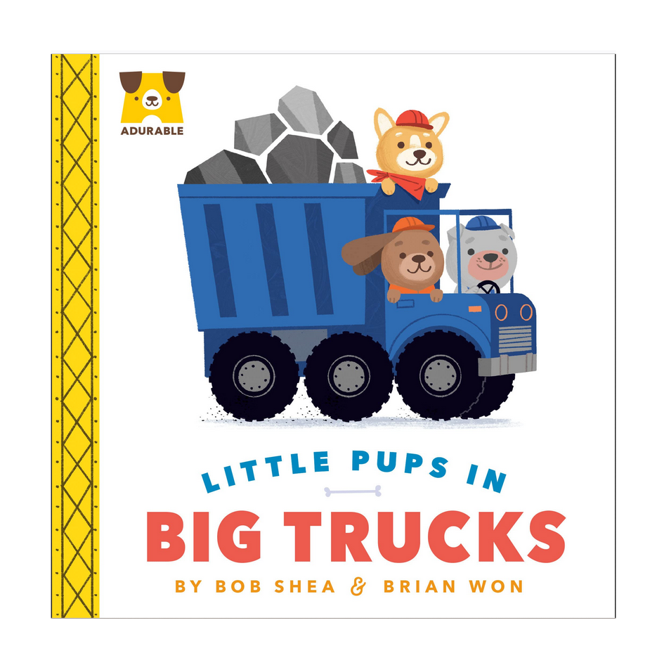 Little Pups in Big Trucks