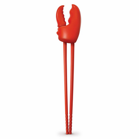 Munchtime Chopsticks Lobster in bright red with a claw-shaped animated top, kid-friendly and easy to use.