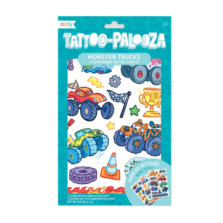 Amazon.com : Large 'Monster Truck' Temporary Tattoo (TO00042120) : Beauty &  Personal Care