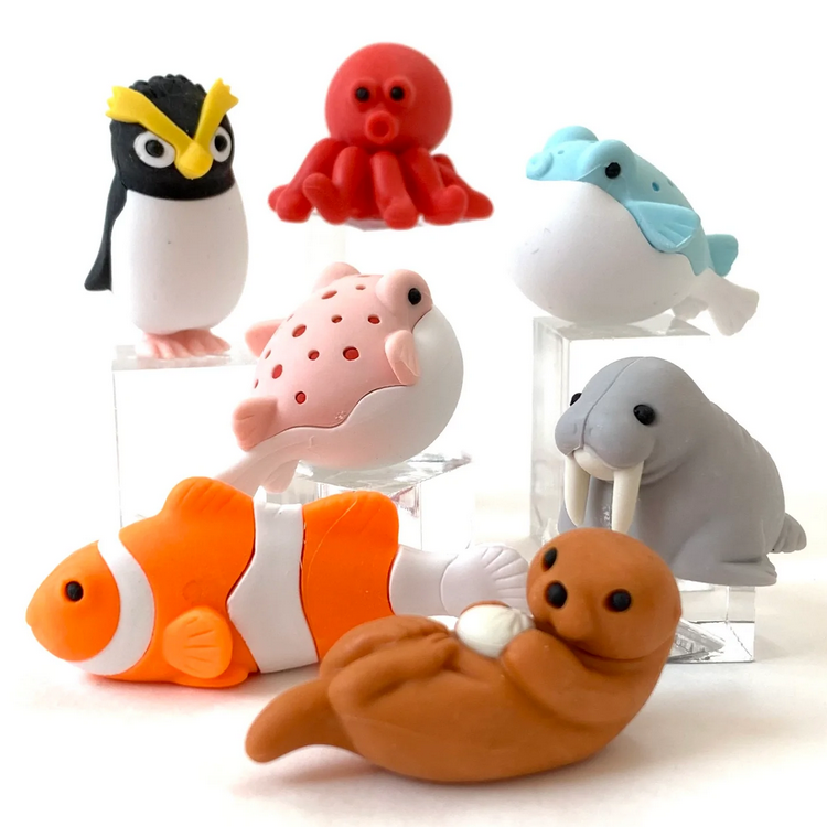 精魂 Hi-Mojuras 海流 360 NISSIN Japanese Eraser Sea Friend – Treehouse Toys