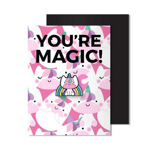 Unicorn Pin Card