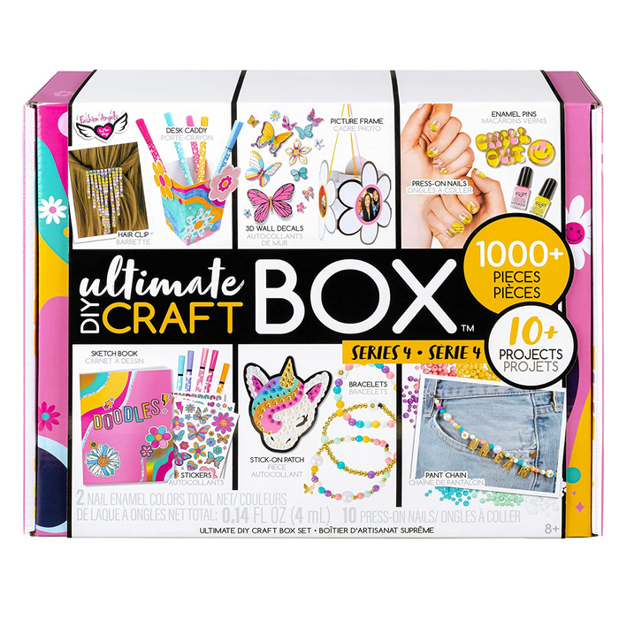 Made by Me Ultimate Craft Box, Unicorn Craft Kit, 1000 Piece Set, Reusable Storage Case, Preschool Arts & Crafts Projects, Great