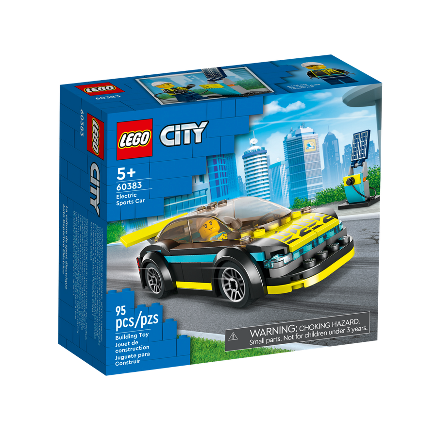 LEGO City 60383 La Voiture de Sport Électrique, Jouet Enfants 5