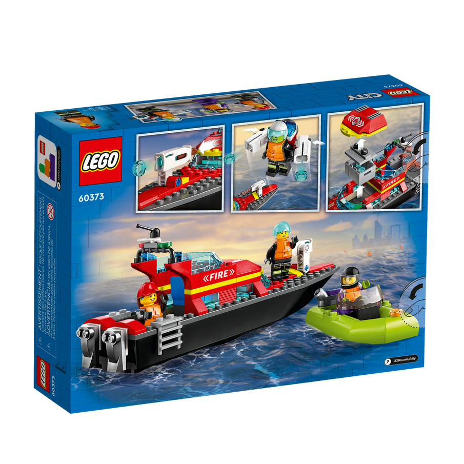 Lego boat discount fire