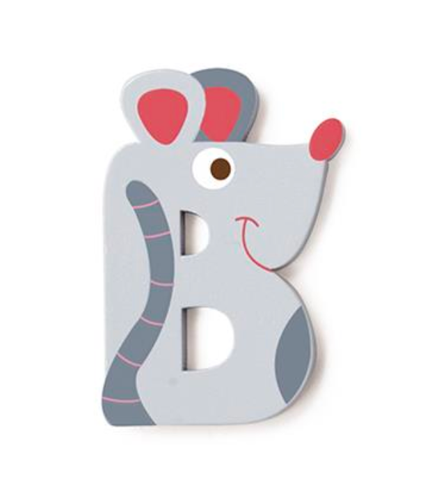 Wooden Letter B