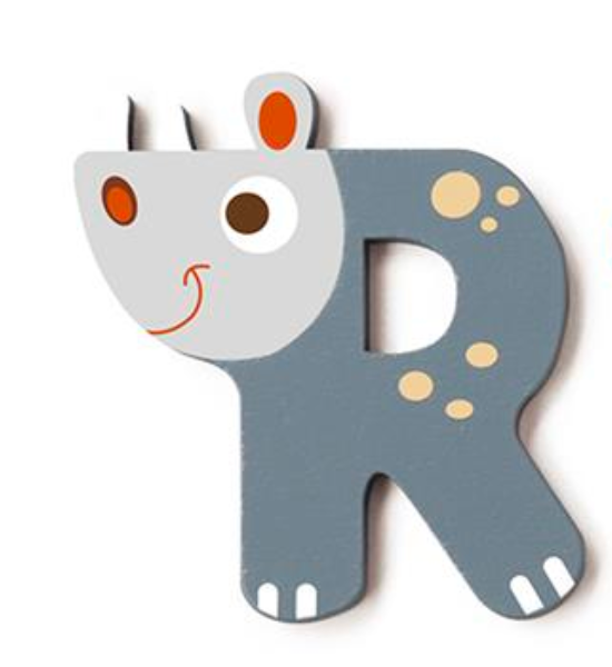 Wooden Letter R