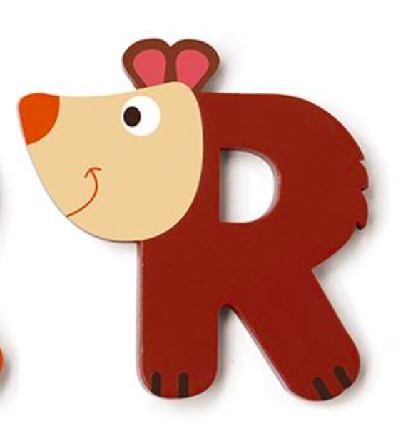 Wooden Letter R
