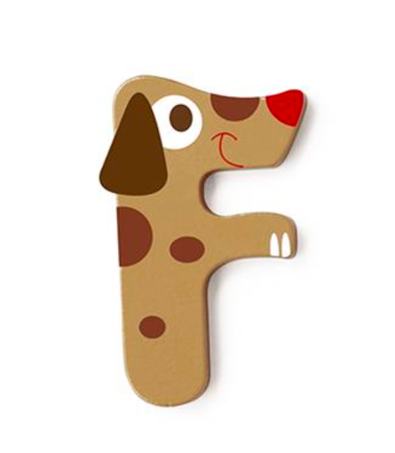 Wooden Letter F