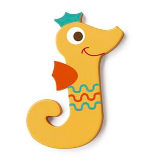 Wooden Letter J