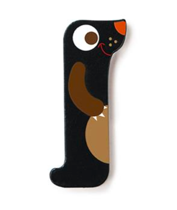 Wooden Letter I