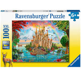 100pc Rainbow Castle Puzzle