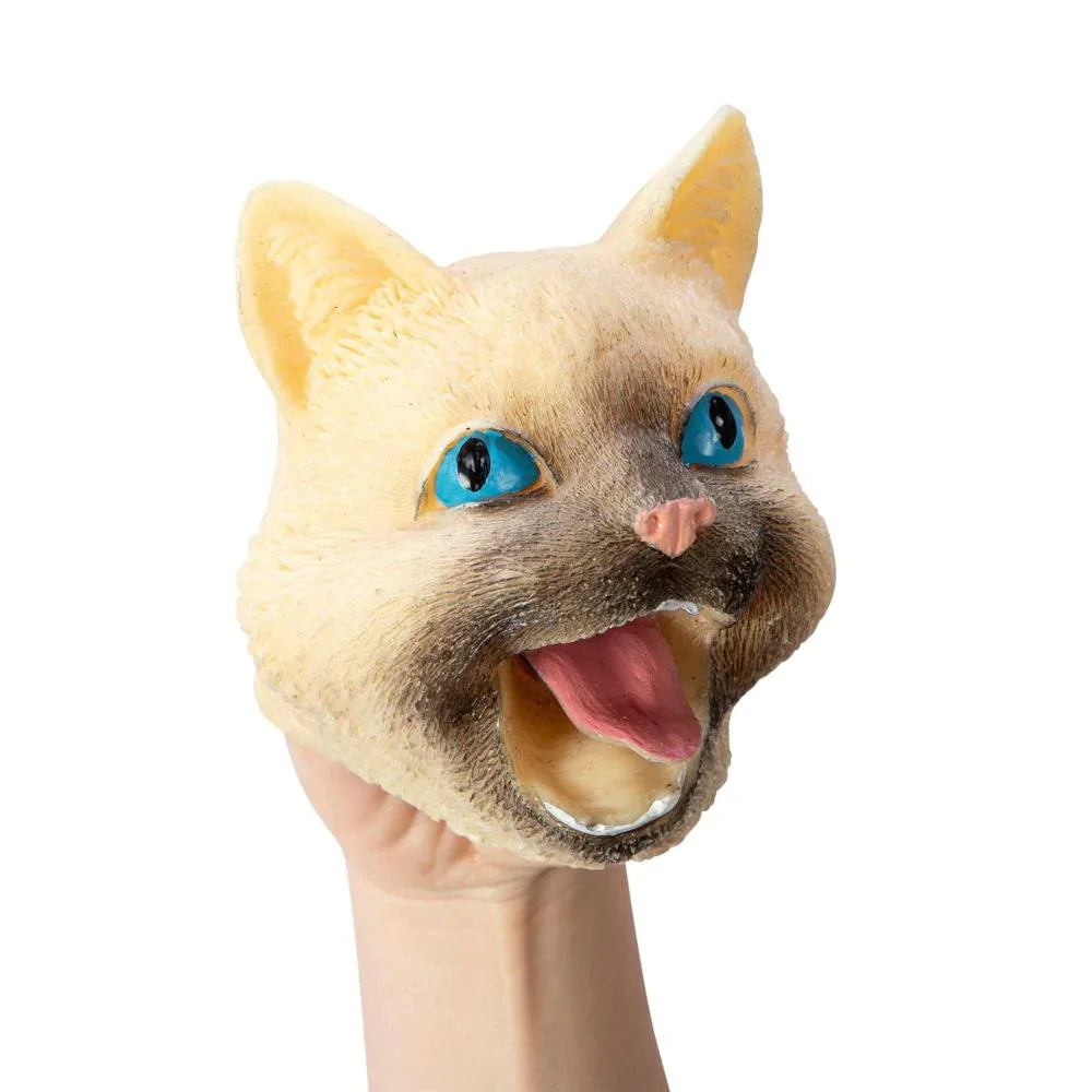 Cat hand deals puppet