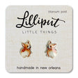 Corgi Butt Earrings with titanium posts, handmade in New Orleans, featuring adorable detailed corgi design, hypoallergenic and comfy.