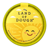 Land of Dough Mini Yellow Sun play dough in eco-friendly packaging with natural colors and organic essential oils.