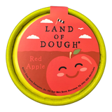 Land of Dough Mini Red Apple play dough container with bright red apple design and eco-friendly packaging.