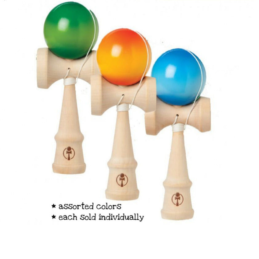 Mini Wooden Classic Kendama Toy Kendama Cup and Red Ball