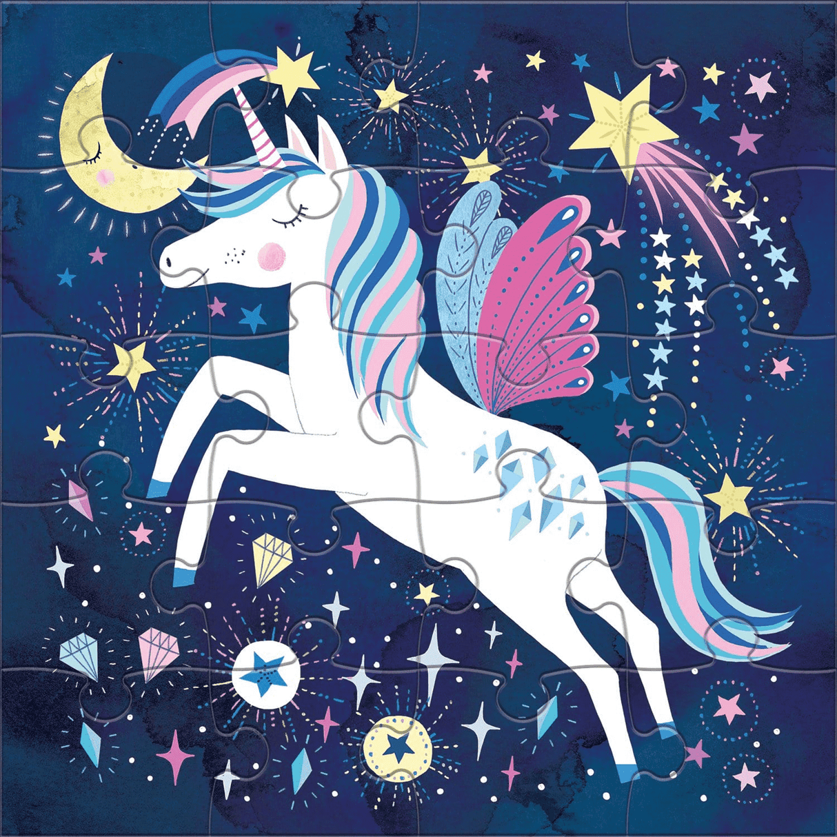 20pc Magical Unicorn Magnetic Puzzle