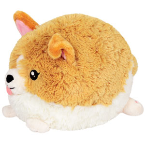 Plush Baby Corgi Mini with super short legs, floppy ears, and a fluffy body perfect for cuddles and hugs.