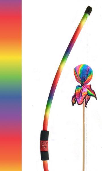 Two Bros Bow Set | Rainbow features a colorful rainbow bow with a soft arrow and safe design for kids ages 6 and up.
