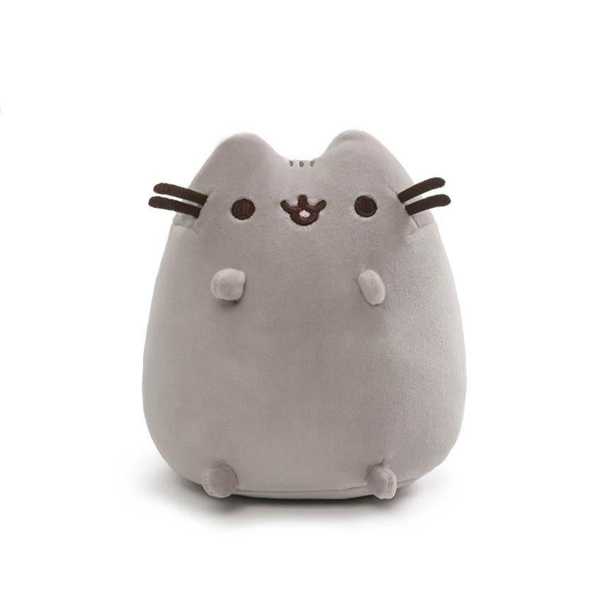 Pusheen Sitting plush from Squisheen collection, soft and squishy cat with signature smile and paws out for hugging.