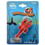 Grow A Lobster toy packaging showing red lobster that expands up to 600% when placed in water, for ages 3 and up.
