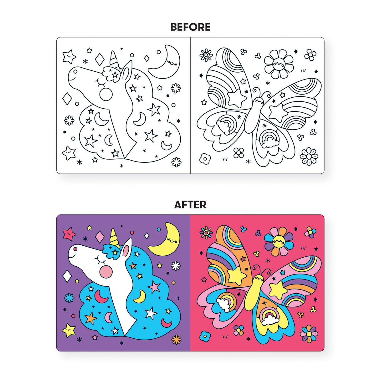 Bath Book Color Magic | Unicorn Dream