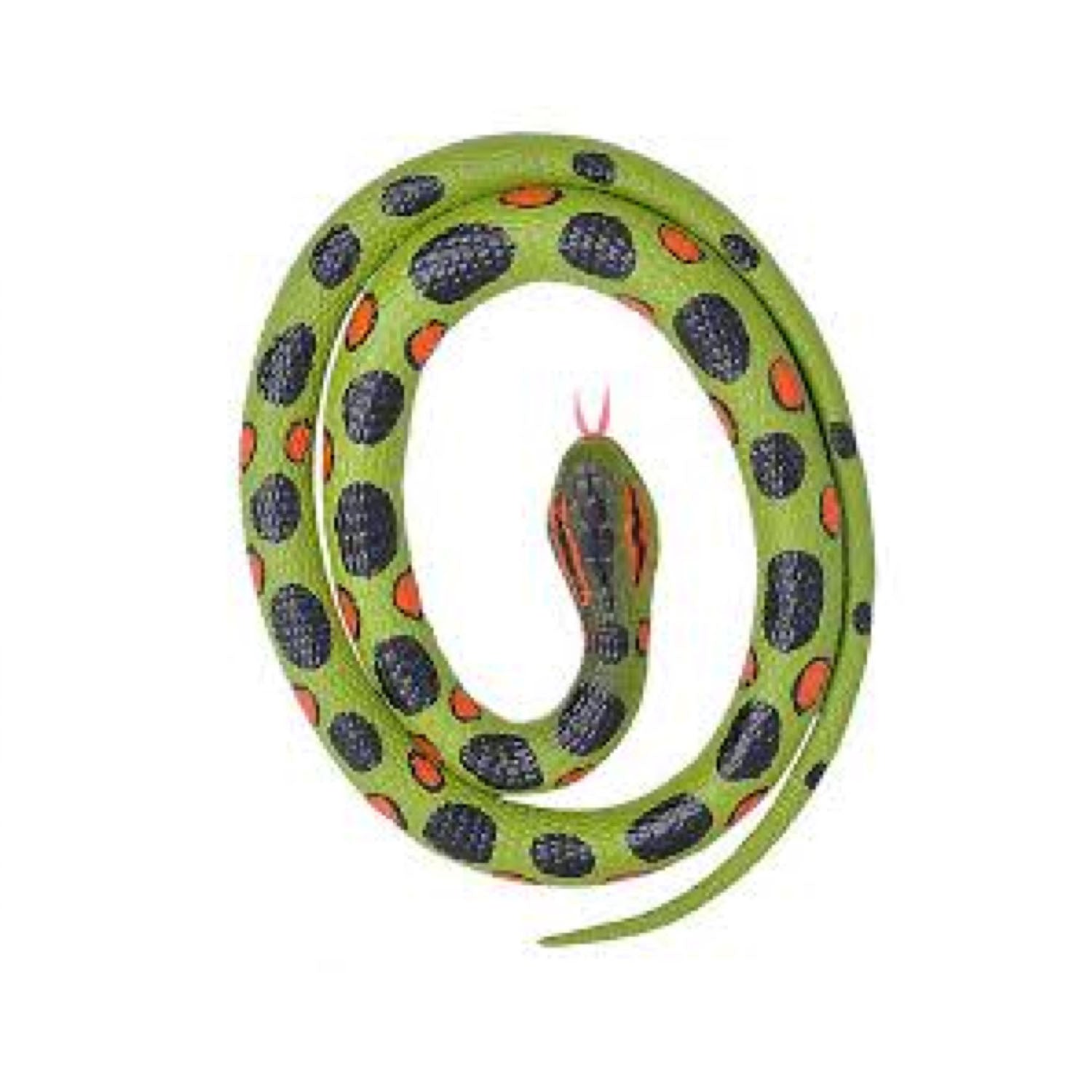 Green rubber hot sale snake