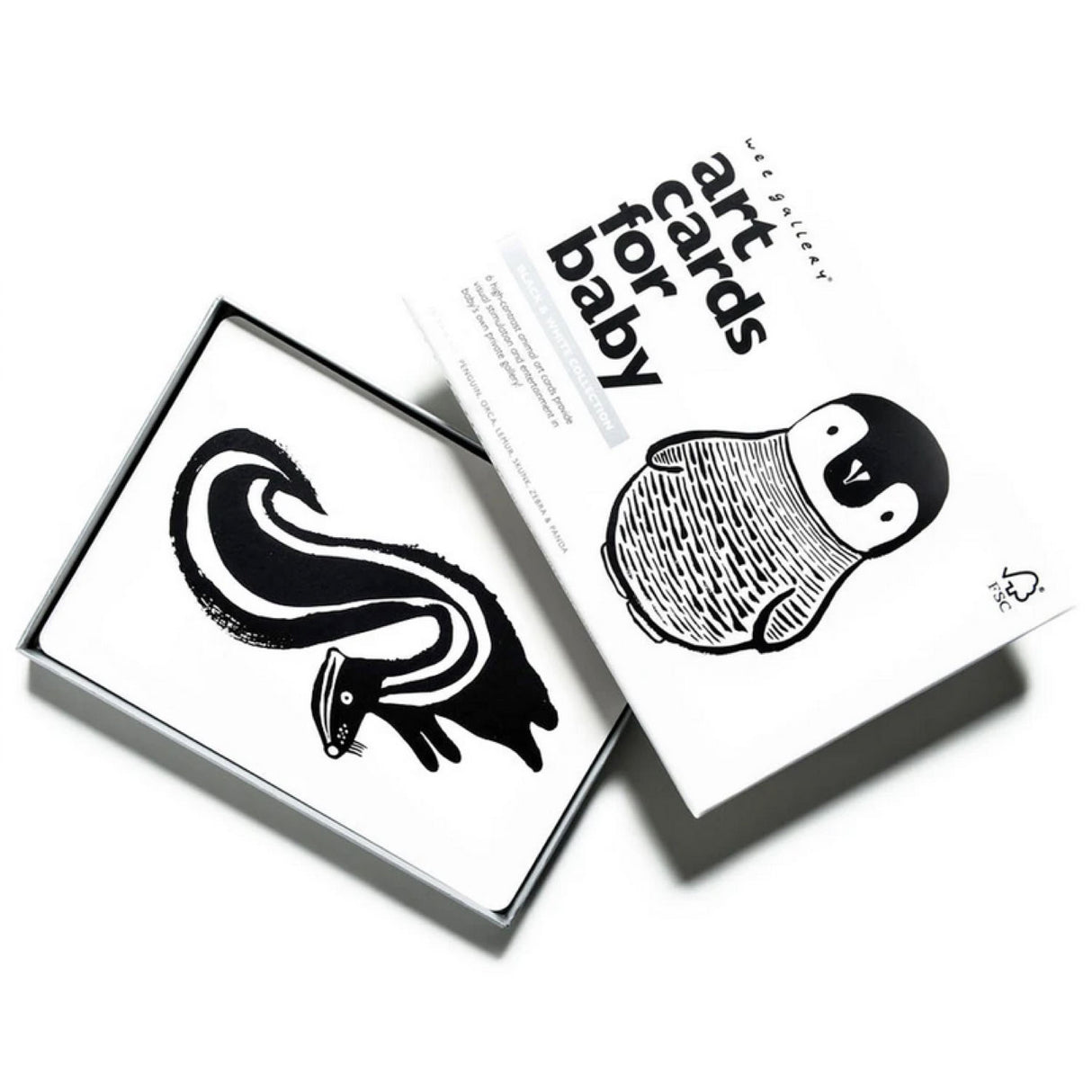 Black & White Art Cards