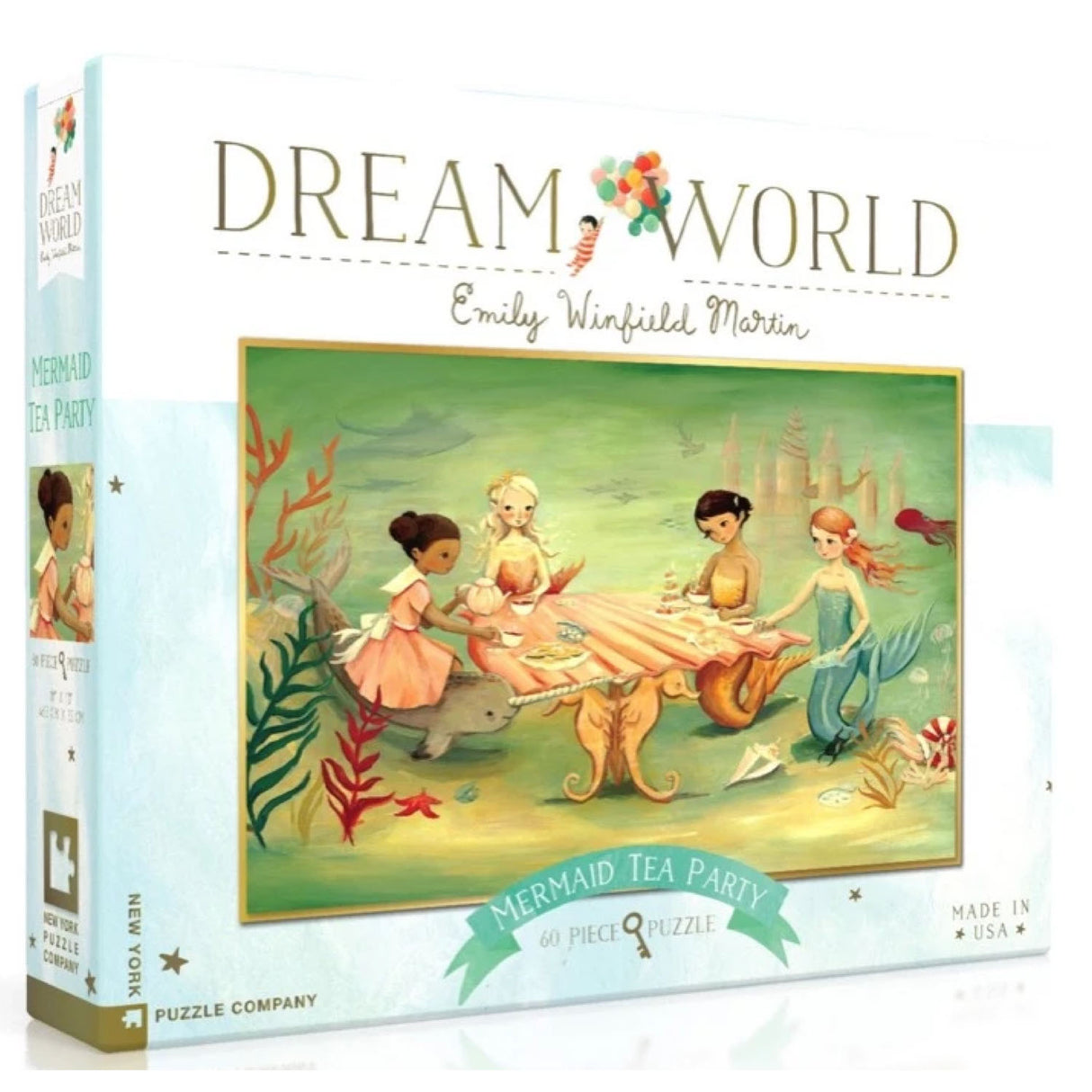 60pc Mermaid Tea Party Puzzle