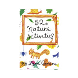 52 Nature Activity Cards with charming illustrations of animals and nature for kids aged 4+ to explore outdoors.