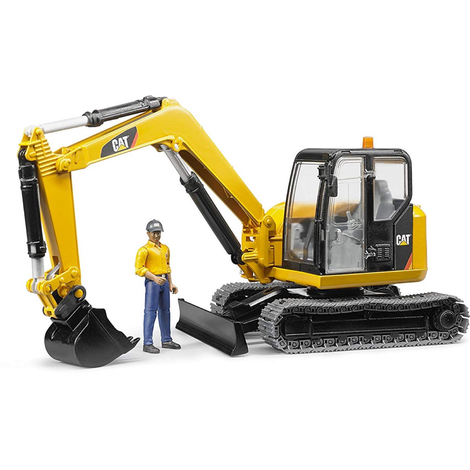 Bruder Cat Mini Excavator with Worker