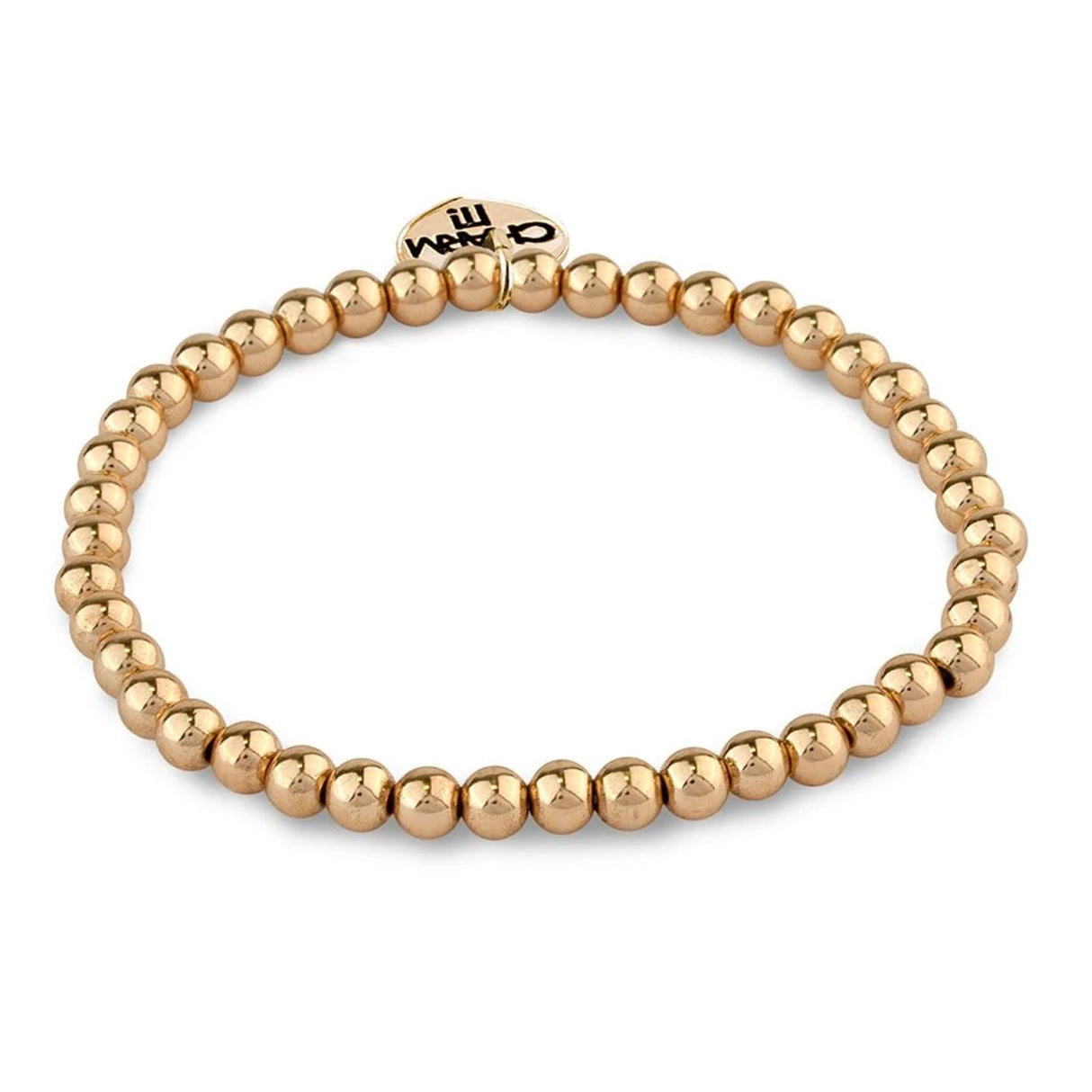 Gold Bead Stretch Bracelet