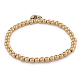 Gold Bead Stretch Bracelet