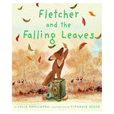 Cover of Fletcher and the Falling Leaves showing a curious fox reaching for colorful autumn leaves.
