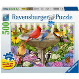 500pc Large Format At the Birdbath Puzzle