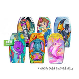 Body Board Small with EPS core and assorted colorful animal and character designs, each sold individually.