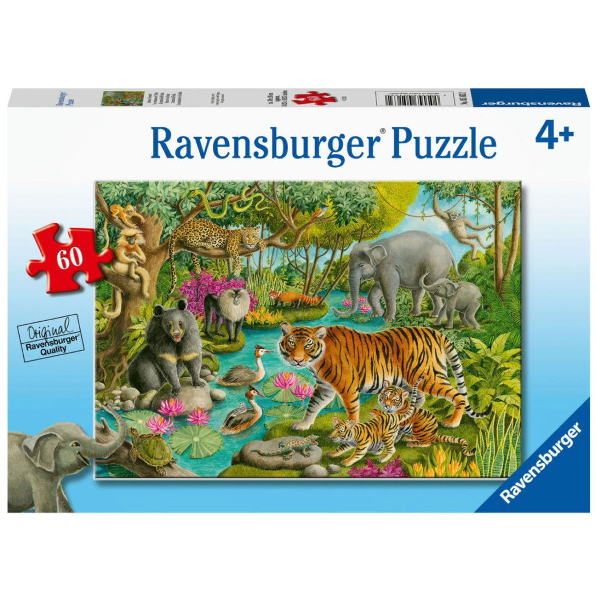 60pc Animals of India Puzzles