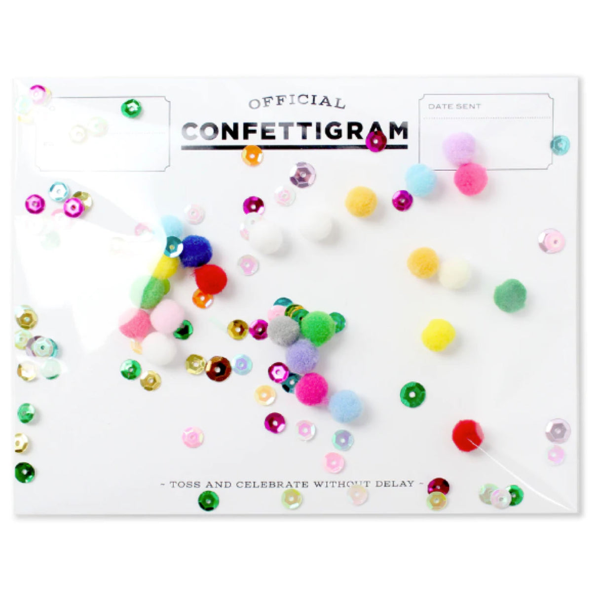 PomPom Confettigram Card