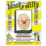 Wooly Willy magnetic drawing toy with iron powder to create hairstyles, mustaches, and whiskers for kids and adults.