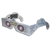 Holiday Specs | Snowflakes paper glasses with patented lenses creating magical snowflake images from holiday lights.