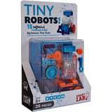 Tiny Tools Tiny Robots mini robotics kit with 26 pieces for kids to build motorized machines and learn STEM basics.