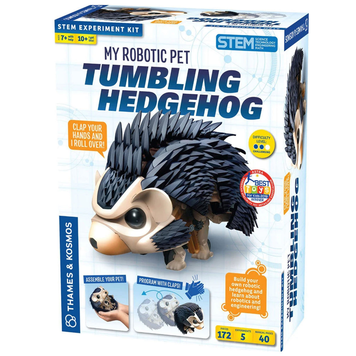 Tumbling Hedgehog Robotic Pet