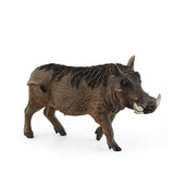 Warthog figurine detailed with curved tusks and textured skin, part of Schleich® WILD LIFE collection for children.