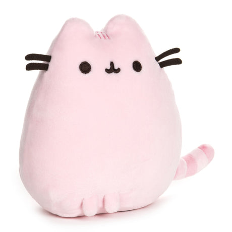 Pink Pusheen Pet Pink plush in a sitting pose with a signature smile and soft, squishy fabric.